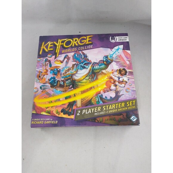 Keyforge Worlds Collide Starter Set Fantasy Flight Games - Picture 1 of 16